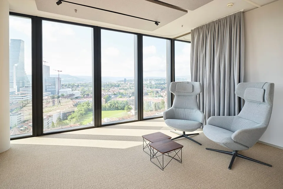 Messeturm Basel - Premium Vollausbau im 29.OG