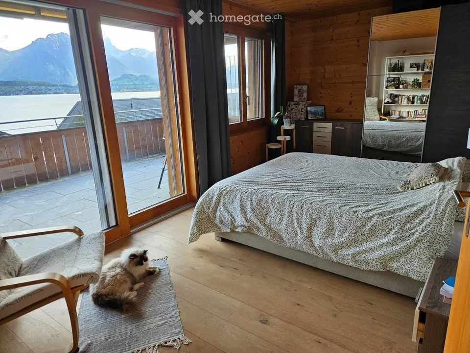 Traumhafte 3.5-Zimmer-Wohnung mit Seeblick in Oberhofen