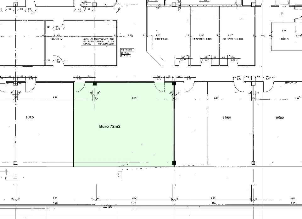 Helles Büro zu erschwinglichem Preis