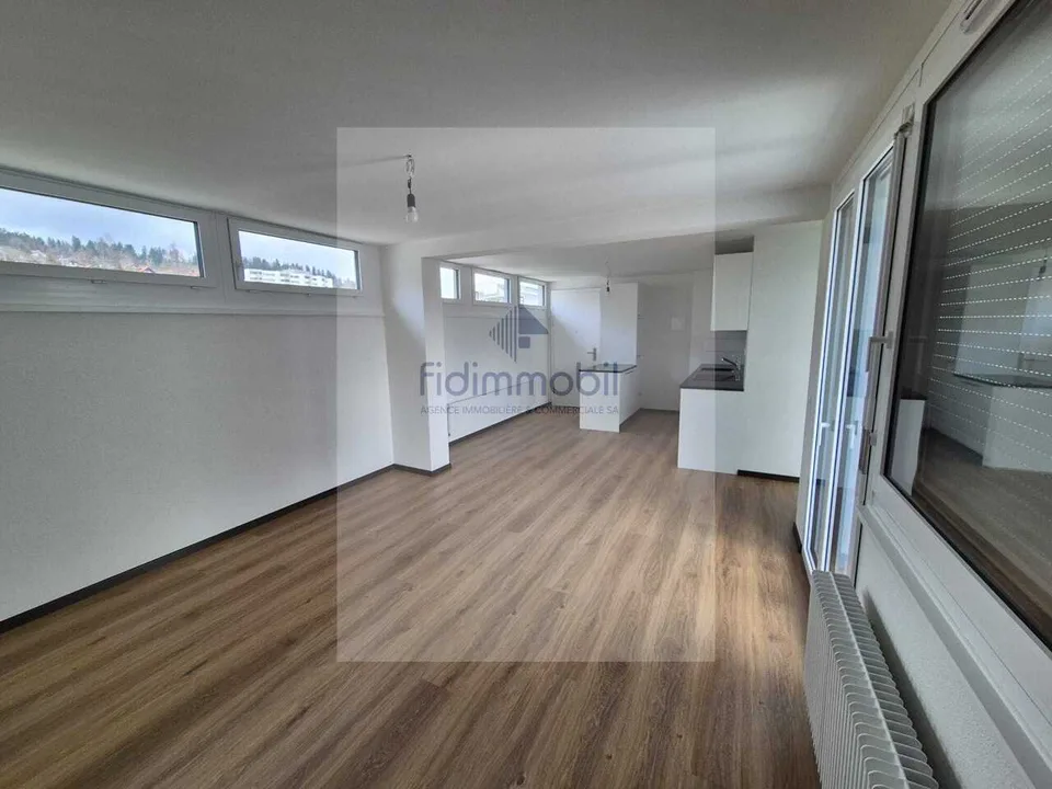 Splendido appartamento di 2.5 locali nuovo in affitto a La Chaux-de-Fonds