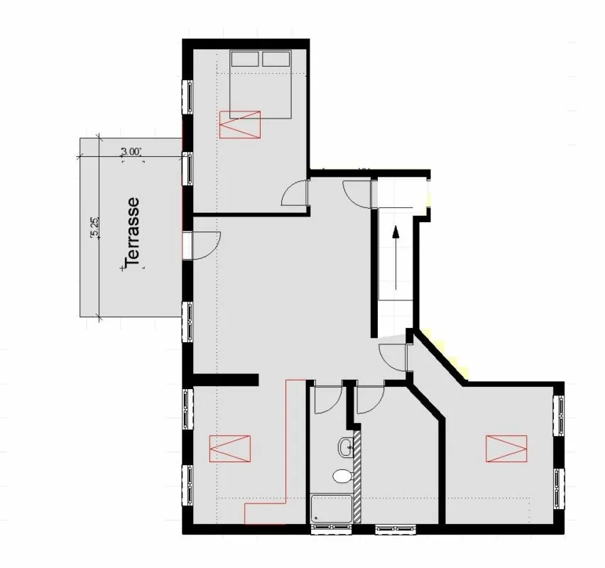 Appartamento di 4,5 locali con vista sul verde