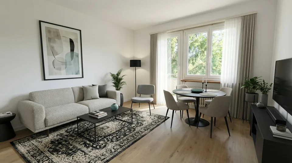 Gemütliche 2-Zimmer-Wohnung mit Balkon in Bettlach
