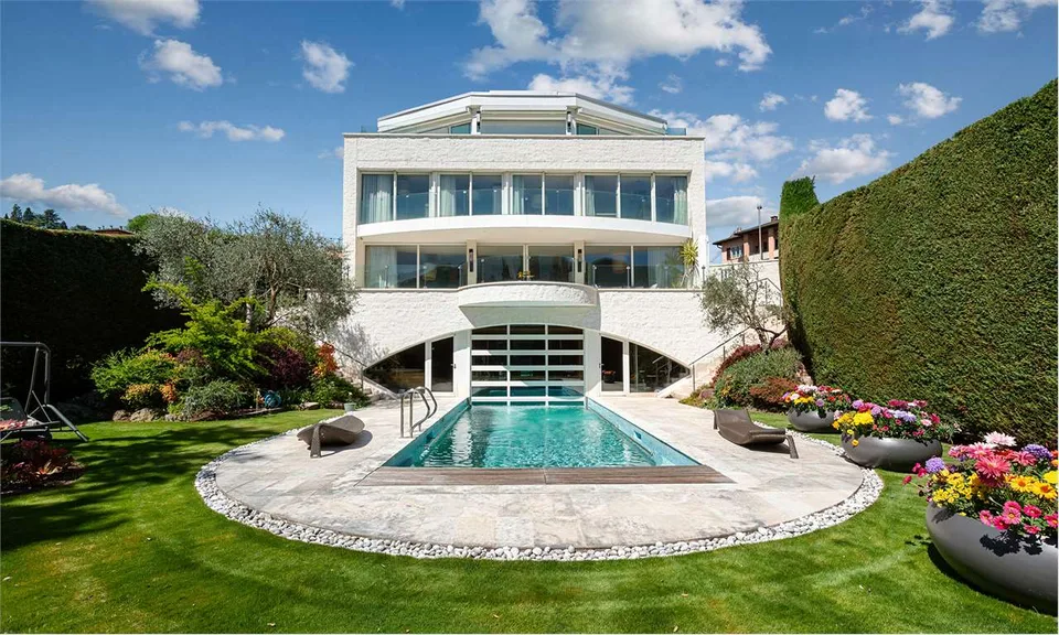 Prestigiosa villa moderna con SPA e vista panoramica sul Lago di Lugan