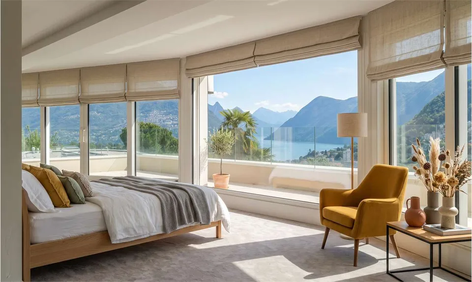Villa moderne prestigieuse avec spa et vue panoramique sur le lac de Lugano