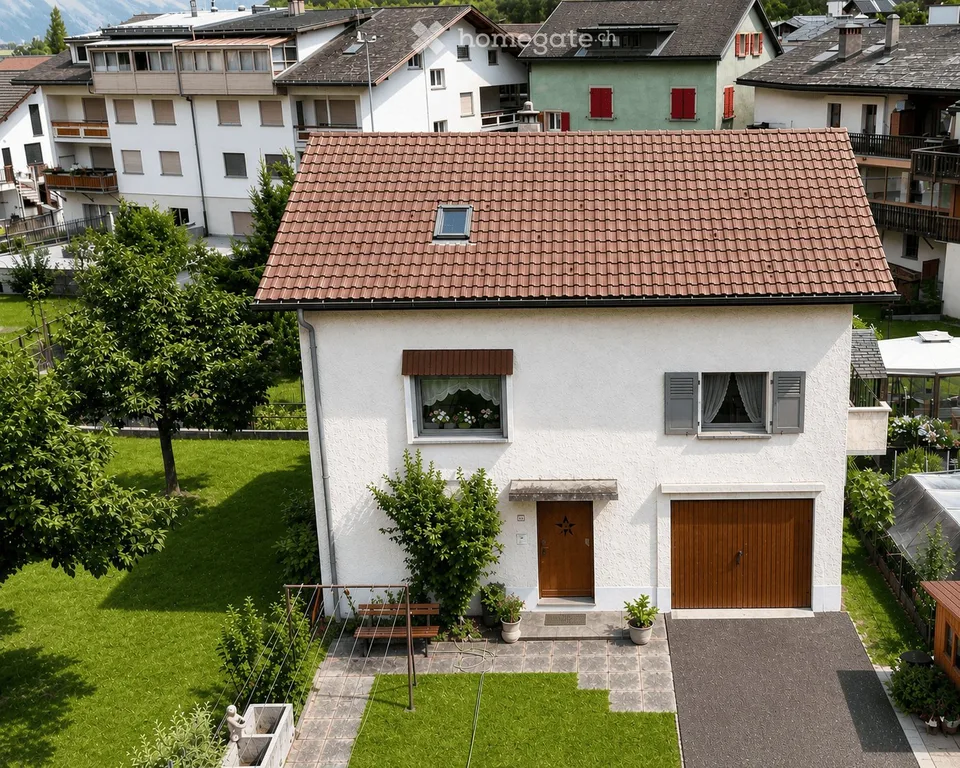 Sonniges Einfamilienhaus mit Garten & Waldstück in Turtmann