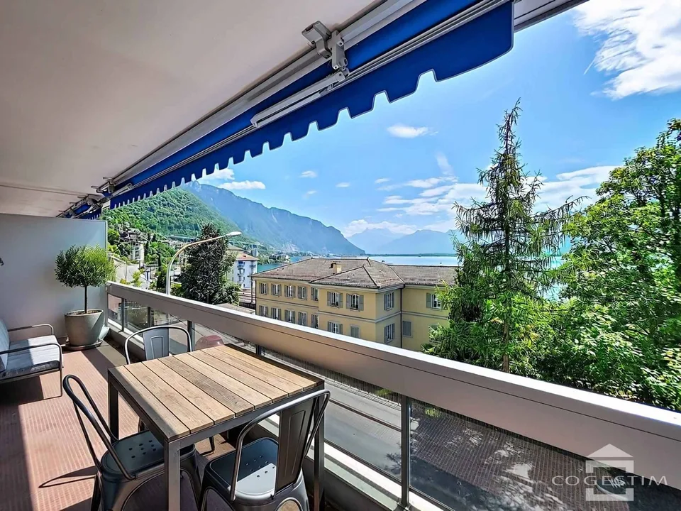 Appartement de 3.5 pièces avec belle vue sur le lac
