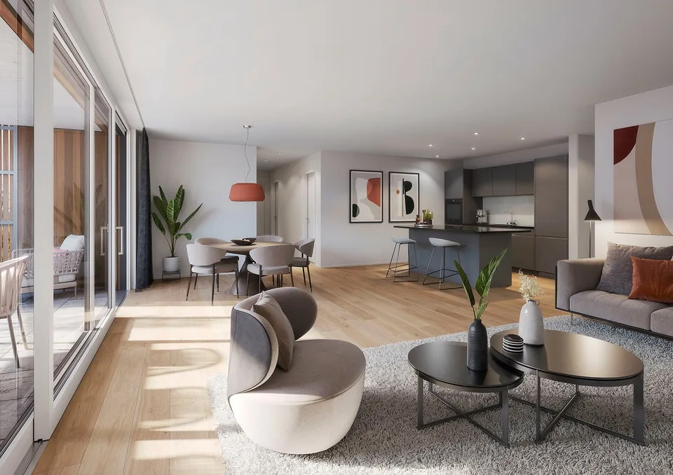 Ultimi appartamenti 3.5 locali con grandi giardini privati nel "Hirsch-Park", Uerkenweg 37 & 39