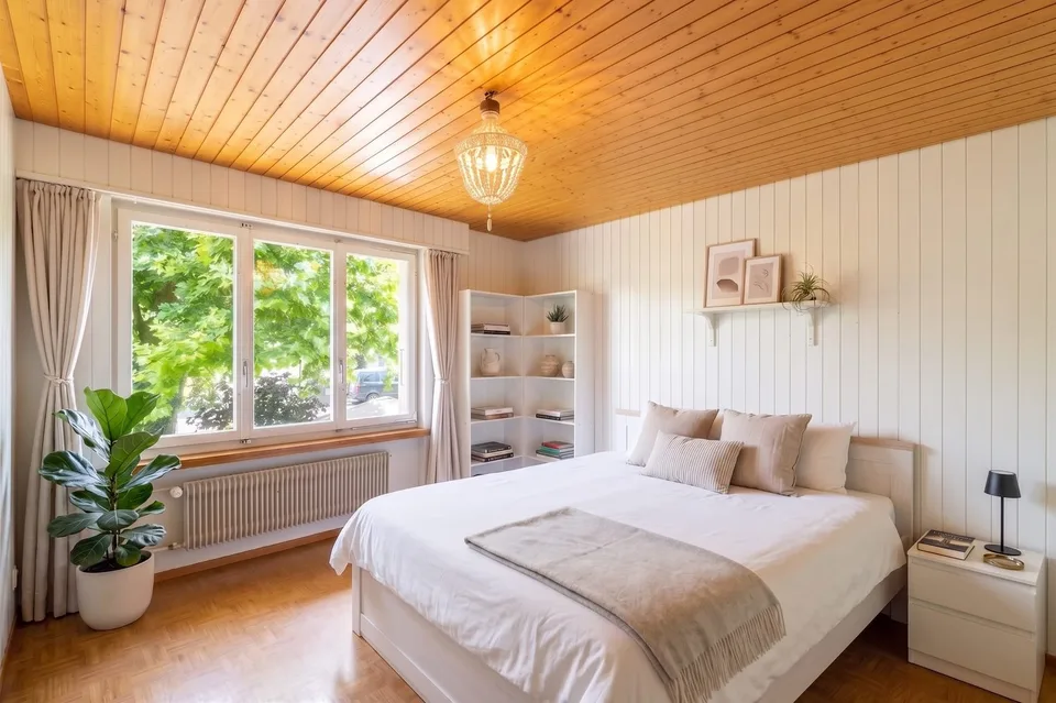 Paradiso familiare in una posizione tranquilla con un giardino incantevole