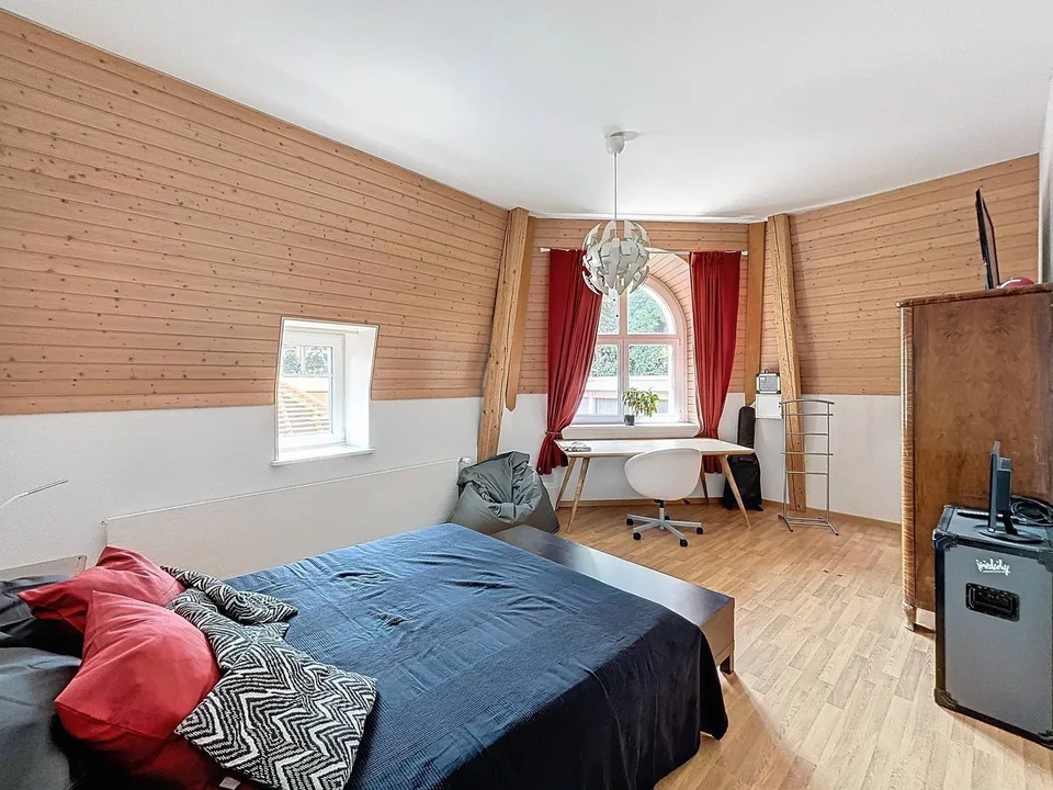 Duplex mit Panoramablick auf den See und die Alpen