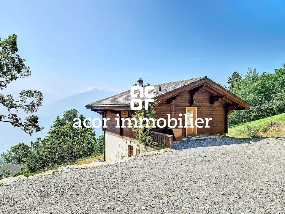 Renovated chalet with a view and tranquility in Arbaz!