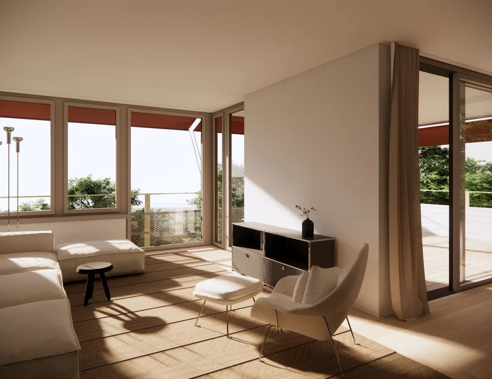 Letzte freie Einheit: 3.5-Zimmer-Neubauwohnung im 1. OG mit grossem Balkon