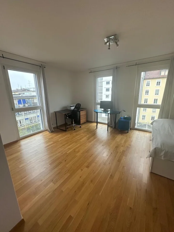 Prächtige Durchgangswohnung mit atemberaubendem Blick in Carouge