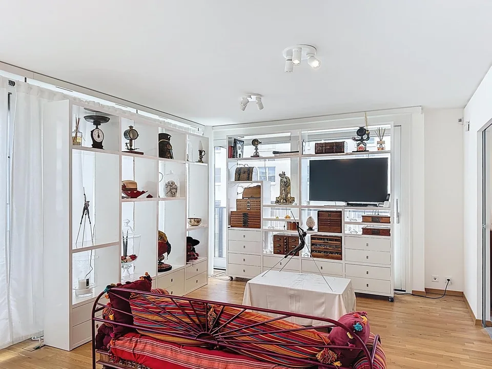 Prächtige Durchgangswohnung mit atemberaubendem Blick in Carouge