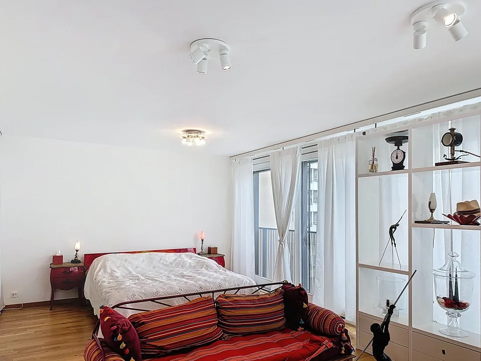 Prächtige Durchgangswohnung mit atemberaubendem Blick in Carouge