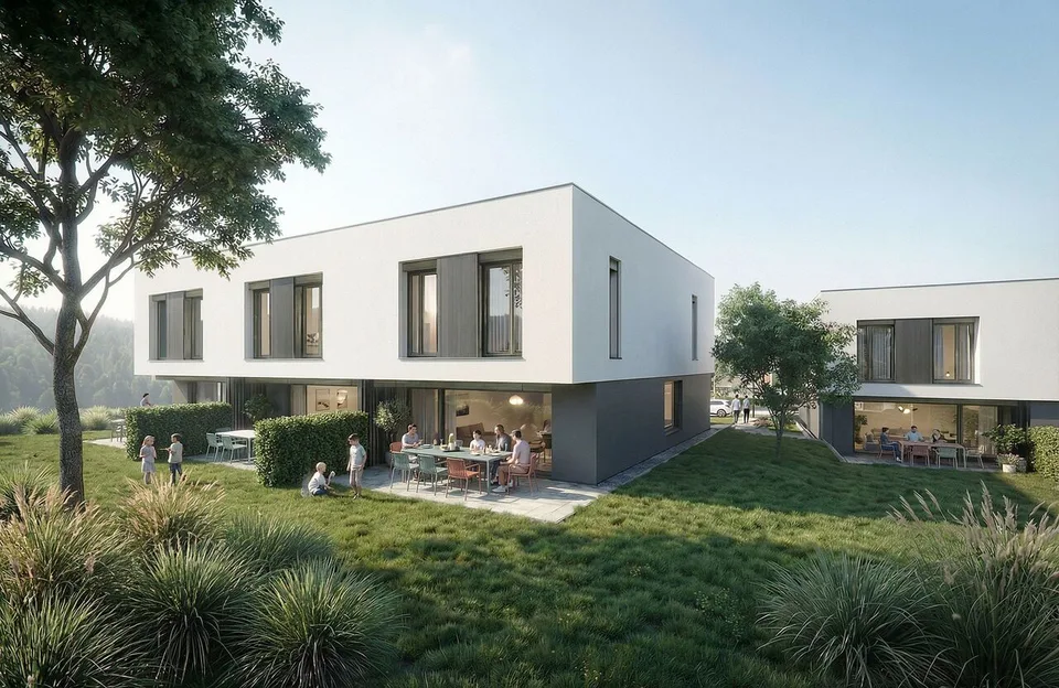 Villa contemporaine, vue imprenable à 20 minutes de Fribourg et Bulle