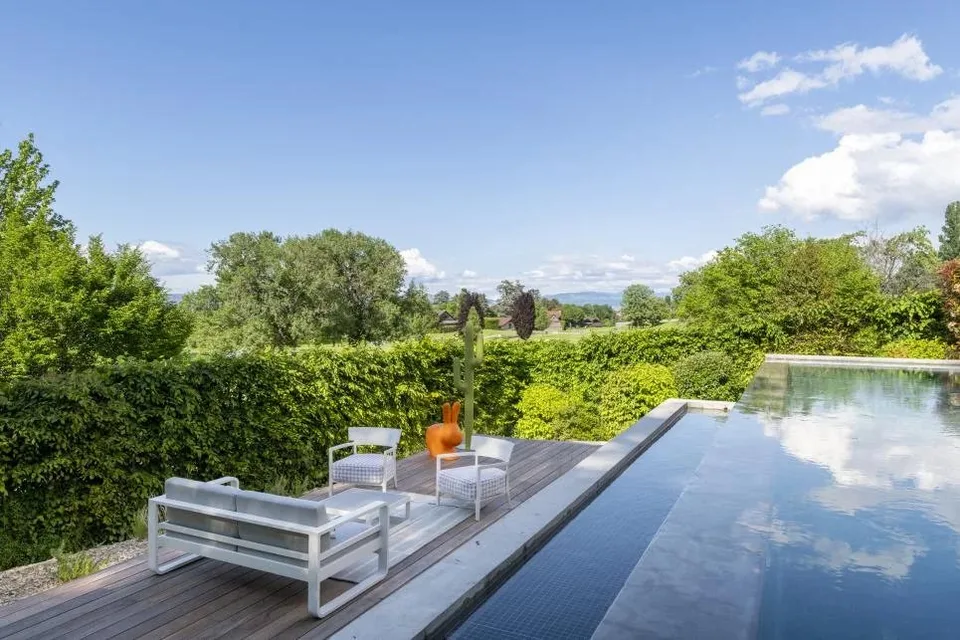 Casa dell'architetto nel cuore del Golf di Evian