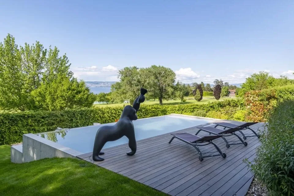 Casa dell'architetto nel cuore del Golf di Evian