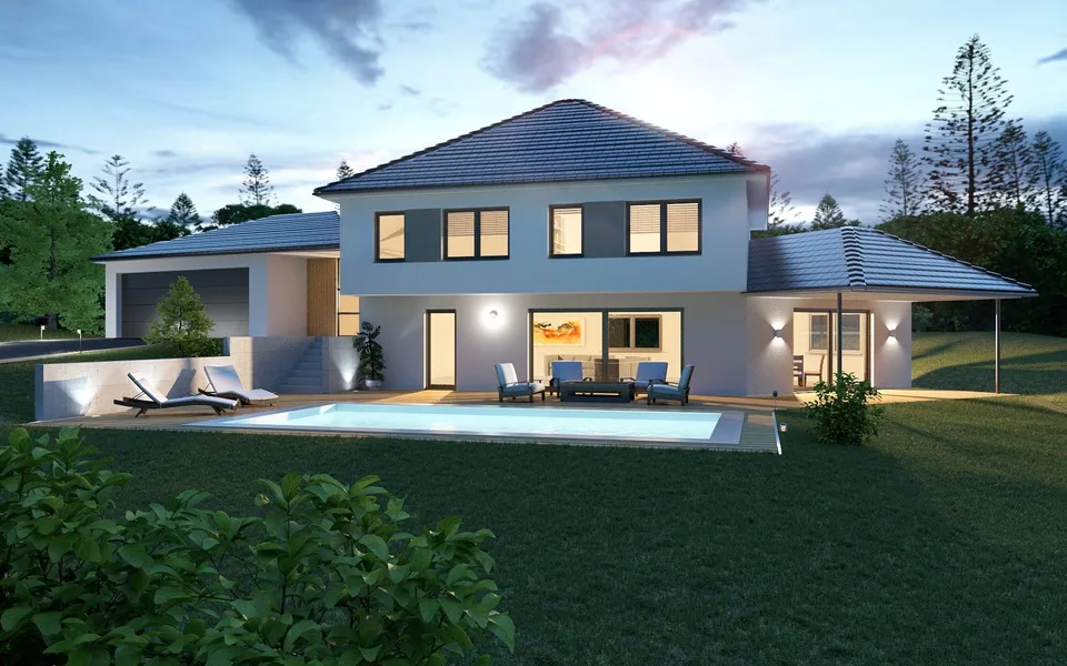 Bau Projekt in Blotzheim mit herrlicher Aussicht und toller Situation