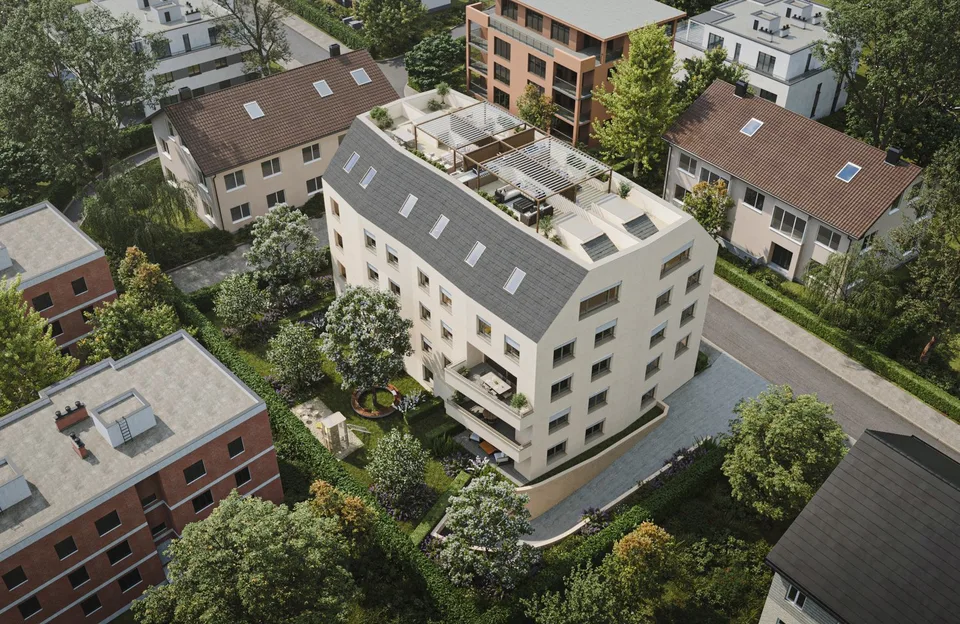 Über den Dächern der Stadt: Stilvolle Topfloor-Wohnung mit Outdoor-Lounge