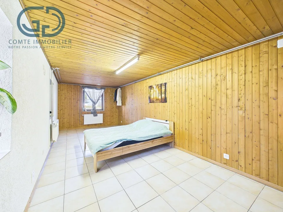 Alte renovierte Scheune mit 2 Wohnungen, Stall und Grundstück
