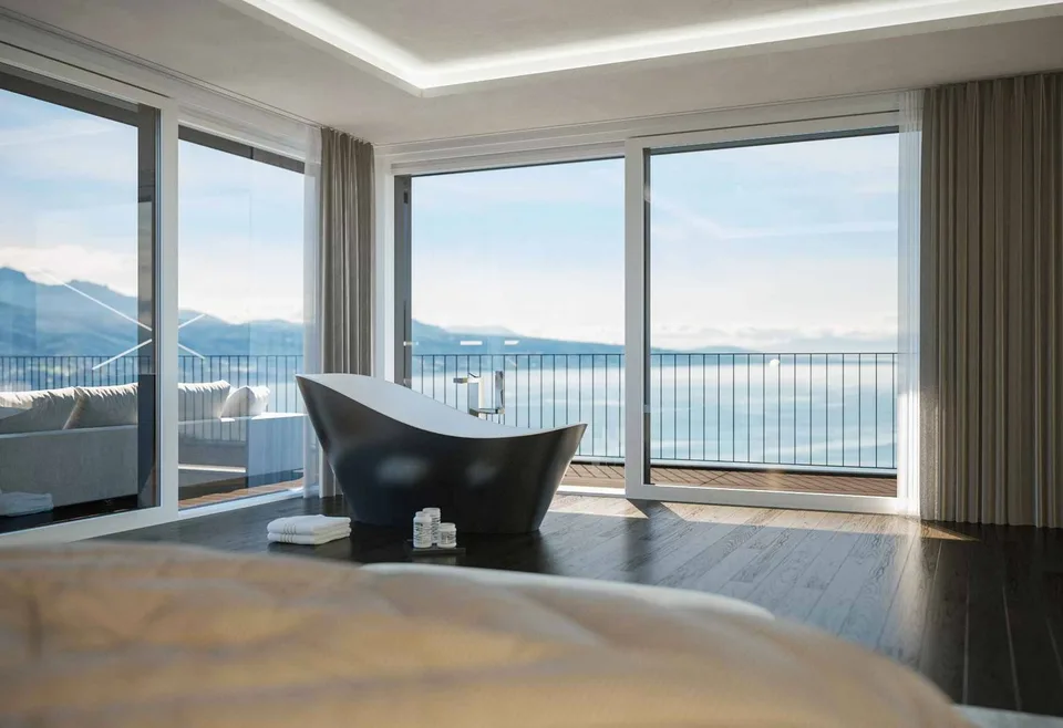 Superba attica di 5.5 locali con piscina privata in vendita a Chexbres – foto 9 di 12