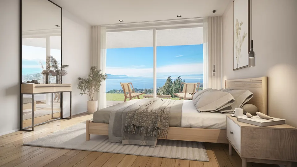Ultimo appartamento eccezionale a Lutry – Vista impareggiabile sul Lago di Ginevra!