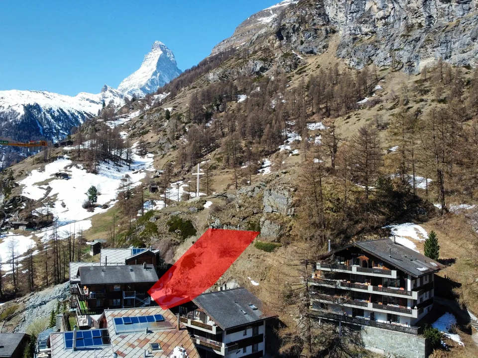 Sonnige Bauparzelle mit Bergsicht in Zermatt – Foto 7 von 11