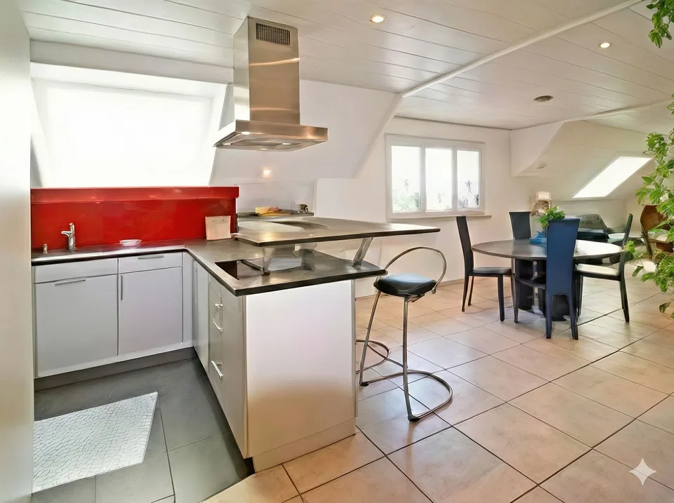 Prestigöses Duplex 5.5 Zimmer "Pieds dans l'eau" mit Kletterhalle