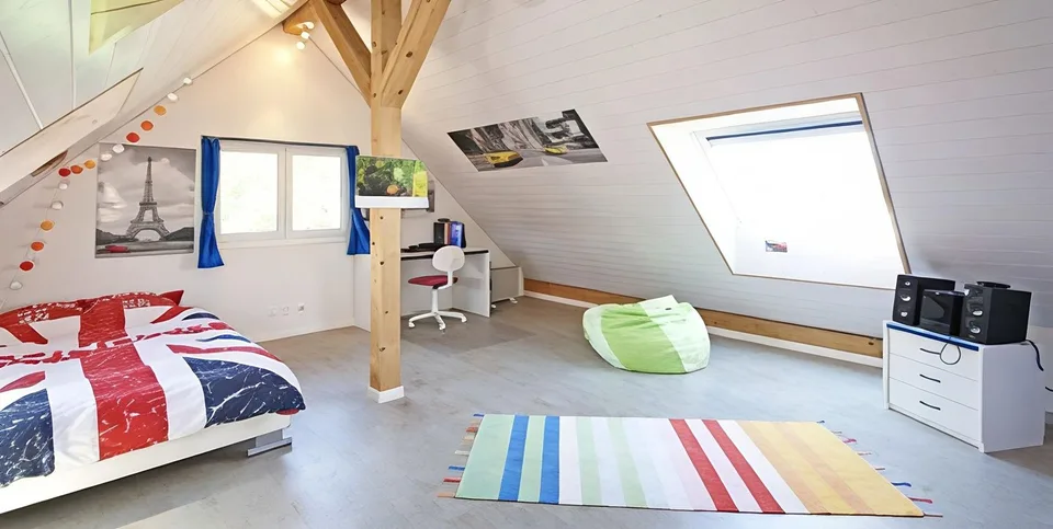 Prestigöses Duplex 5.5 Zimmer "Pieds dans l'eau" mit Kletterhalle