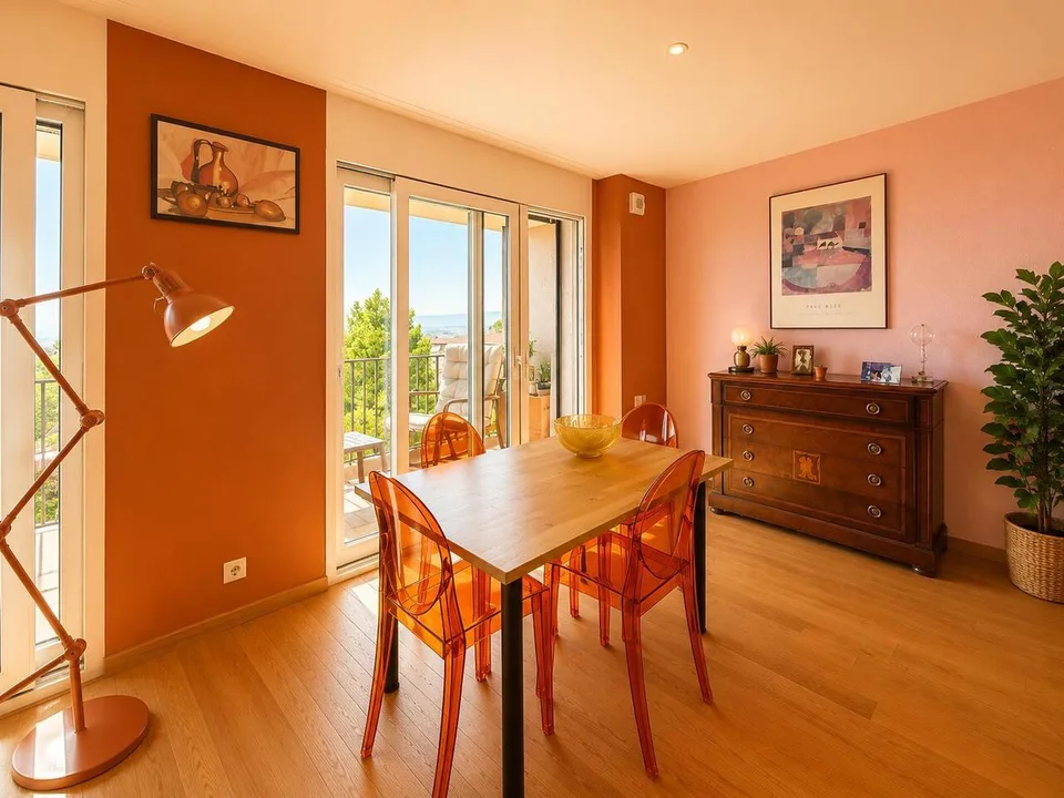 Bel appartement de 4.5 pièces Grand balcon avec vue Lac