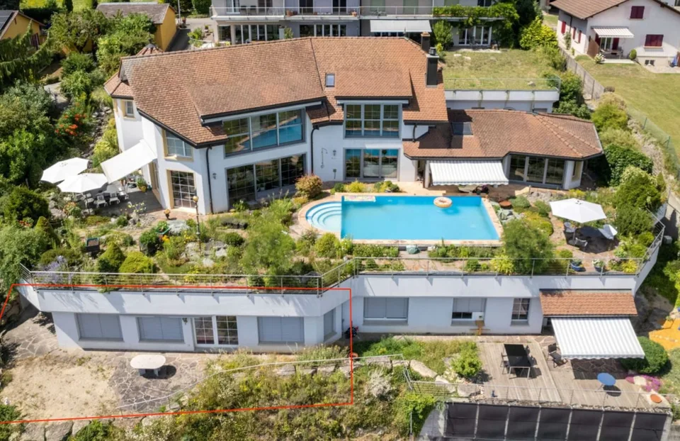 Appartement terrasse 3.5 pièces avec vue sur le lac à Bellerive à vendre