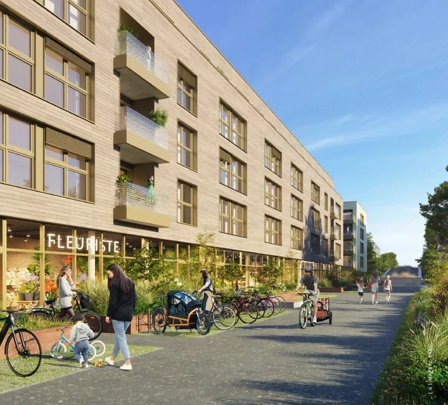 A vendre à Ecublens - Surface commerciale - résidence neuve - 100 m²