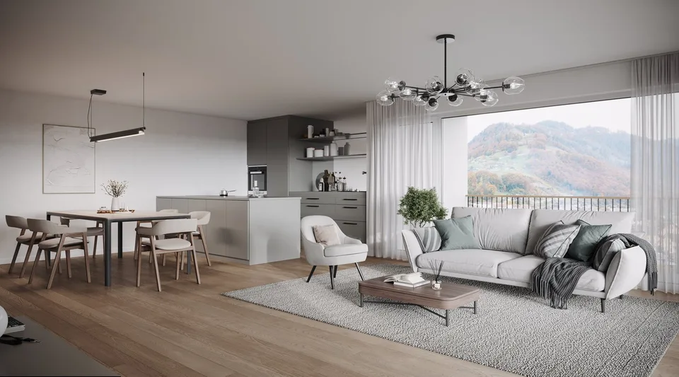 Exklusive 3.5 Zimmer Neubauwohnung mit grosszügigem Balkon - 117m2 - CHF 749'000.00 – Foto 6 von 15