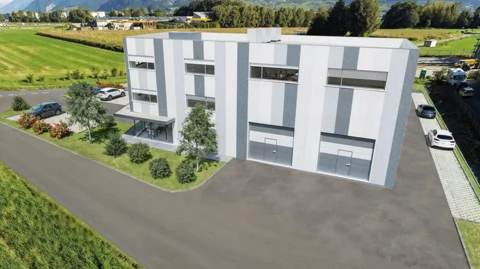 Baustelle geöffnet - Moderner Büroraum