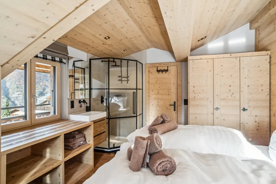 Penthouse charmant avec vue panoramique à Grächen – photo 7 sur 11