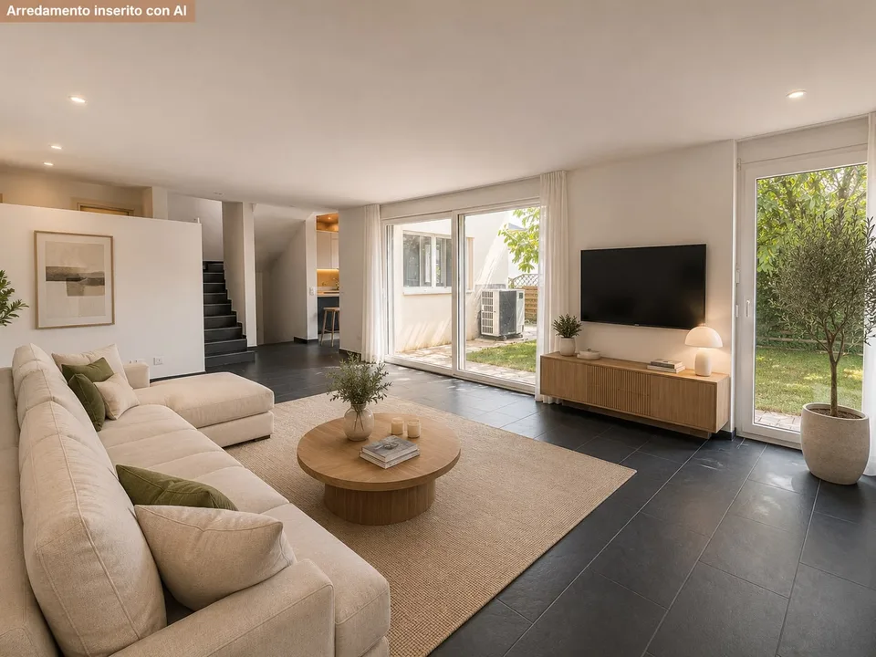 Einfamilienhaus in Stabio zum Verkauf – 4 Räume mit Balkon und grünem Blick