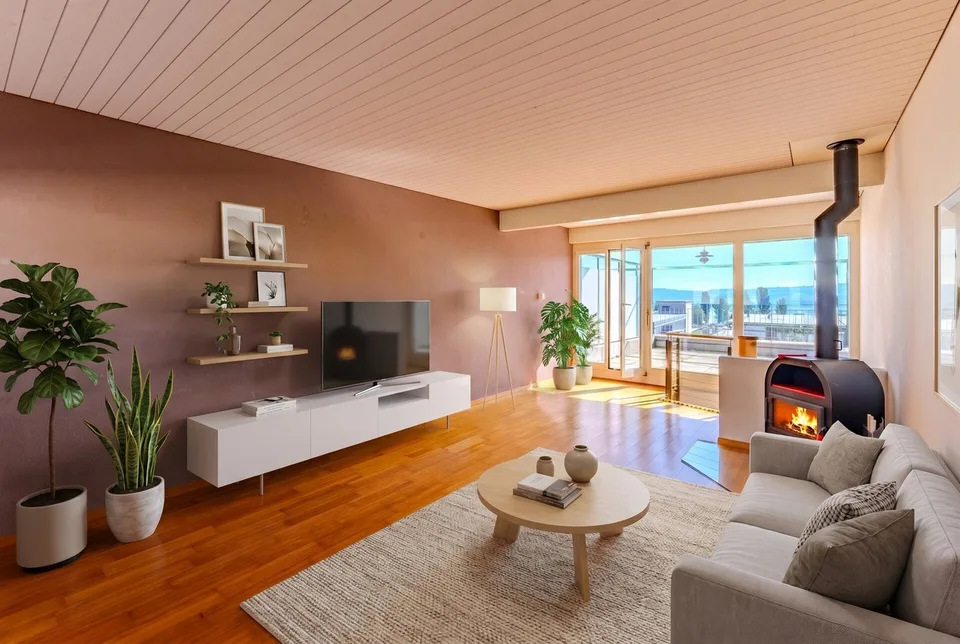 Maison mitoyenne avec vue sur le lac dans un emplacement préféré