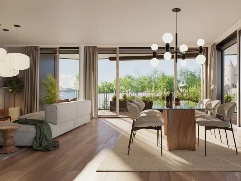Geräumige Wohnung mit Blick auf das Schloss Grandson