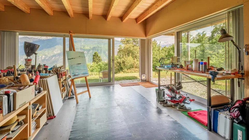 Due case di architetto in un ambiente naturale preservato ad Ayent – foto 8 di 13