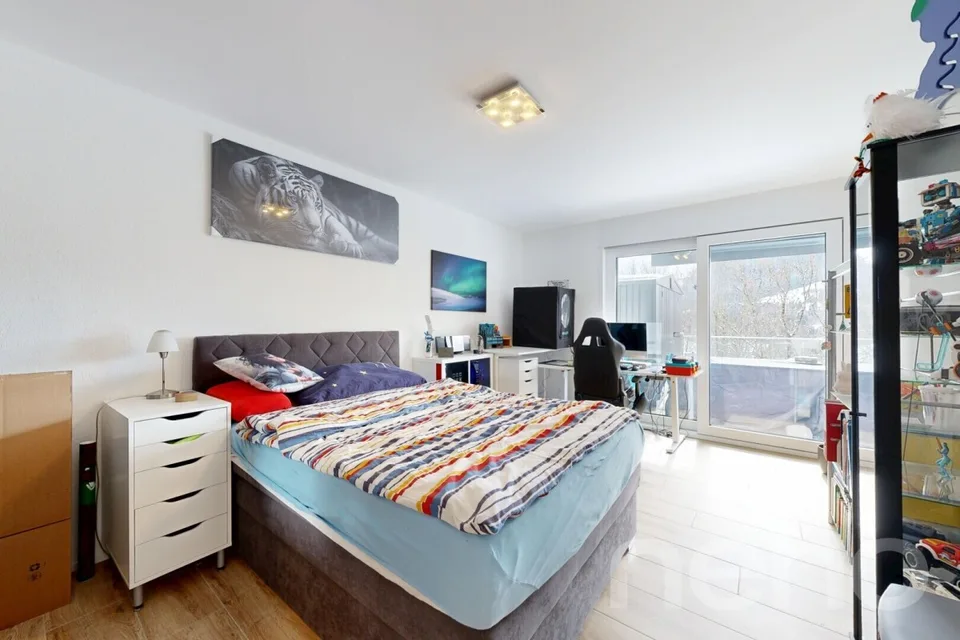 Wohnen mit Aussicht - stilvolle Terrassenwohnung in Plasselb – Foto 15 von 17