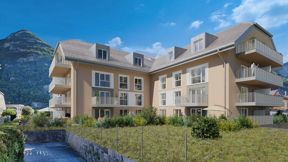 Appartements de 3,5 pièces situés dans une charmante résidence à Roche.