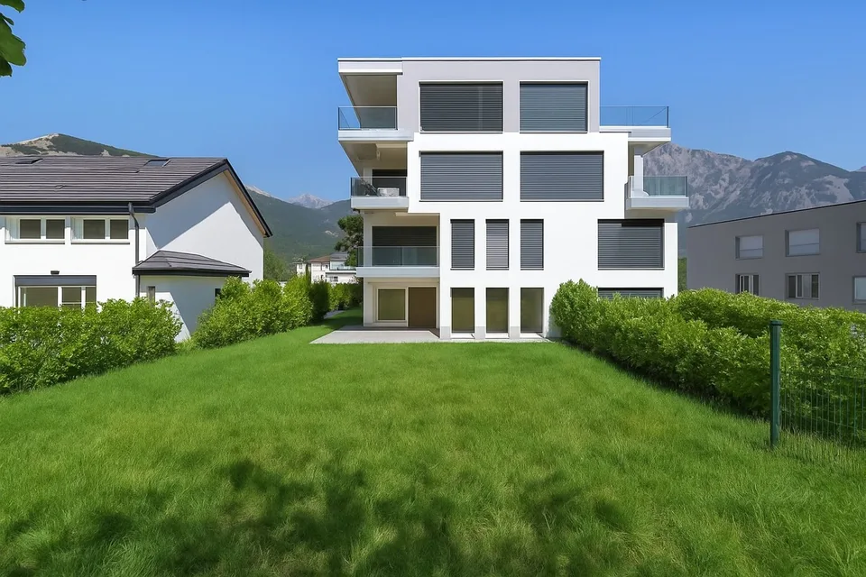 New 2.5-room apartment with large garden and terraces
