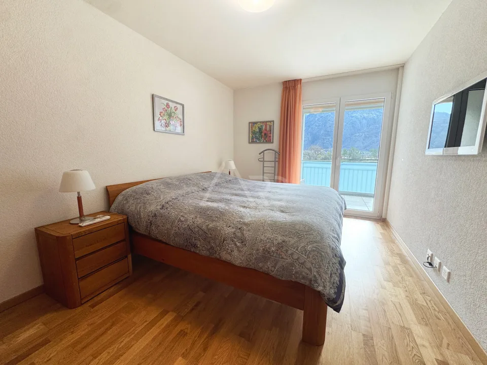 Wohnung 2.5 Zimmer in Saillon-Bad - möbliert verkauft mit Veranda