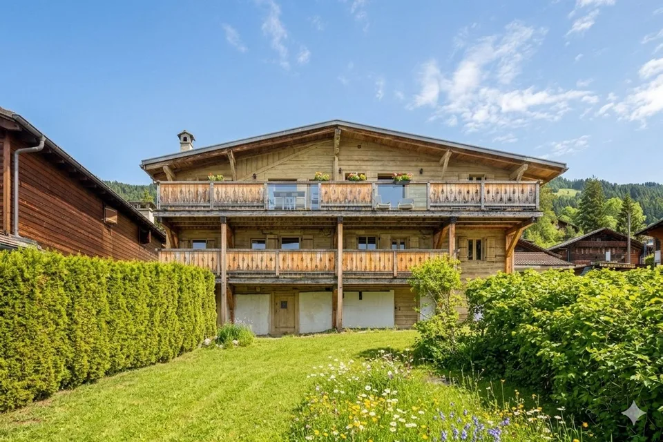 Ma Retraite - Chalet rénové avec jardin au centre de Chesières