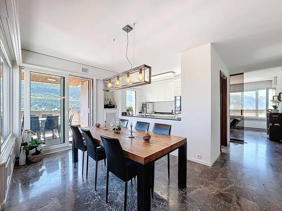 Attique duplex avec terrasse panoramique-Résidence secondaire