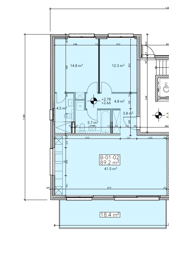 Neue Residenz - Fertigstellung 2027 - 3.5 Zimmer mit Terrasse
