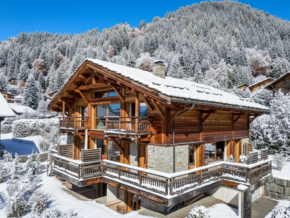 Außergewöhnliche Alpenarchitektur, atemberaubender Blick auf die Berge im Herzen von Villars – Foto 12 von 13