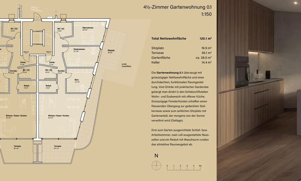 Müliacker – Garden Apartment 0.1