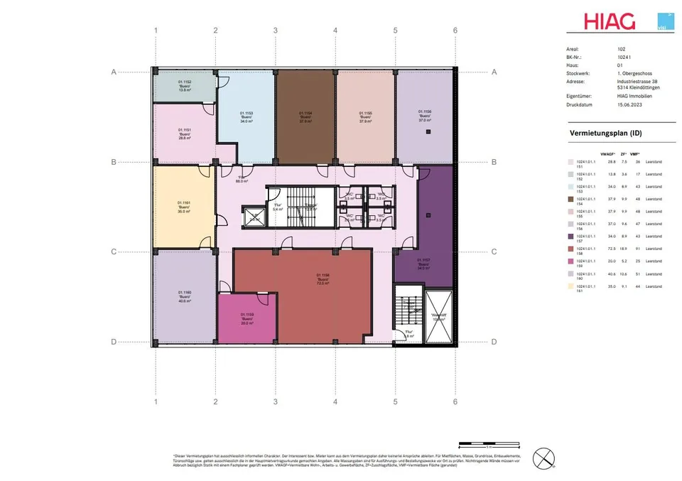 Uffici attraenti 20-494m² con vista in affitto – foto 7 di 7