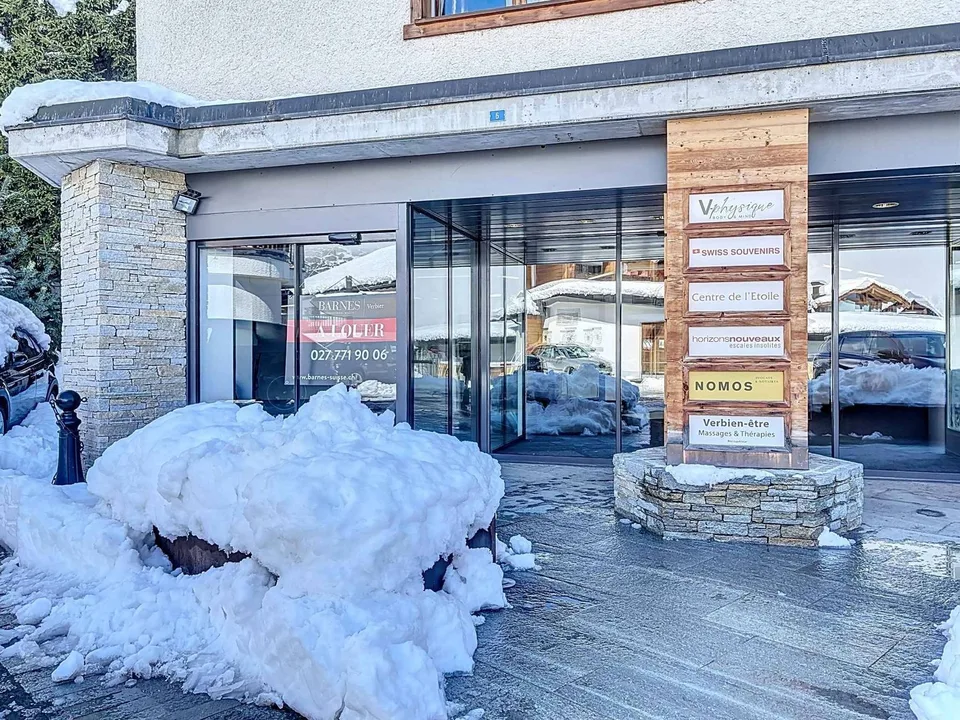 Espace Commercial Unique au Cur de Verbier